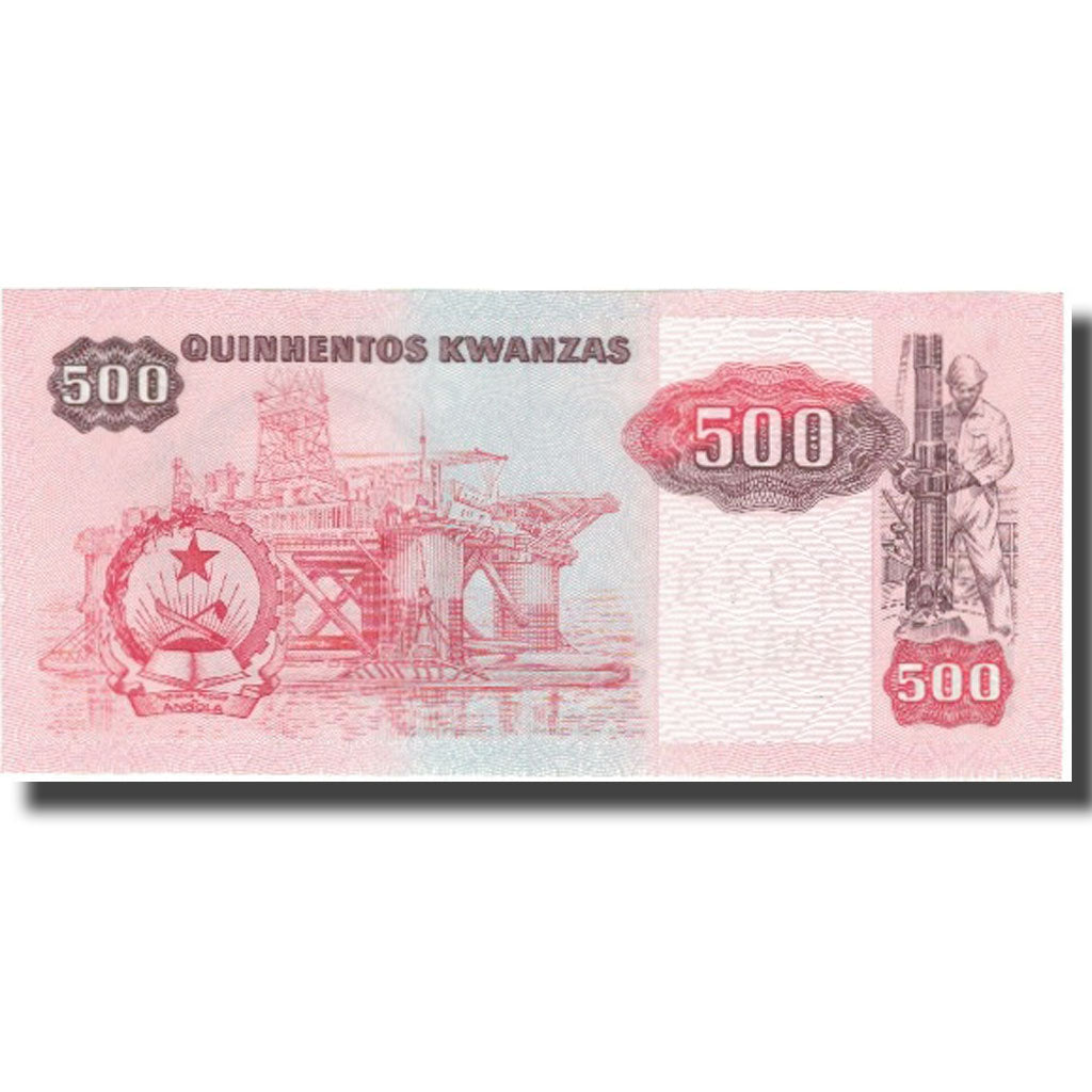 Billet, Angola, 500 Novo Kwanza on 500 Kwanzas, 1987, 1987-11-11, KM:123, NEUF