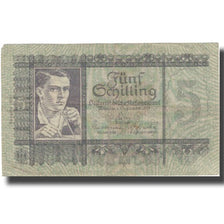 Banknote, Austria, 5 Schilling, 1945, 1945-09-04, KM:126, VF(20-25)