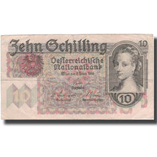 Banknote, Austria, 10 Schilling, 1946, 1976-02-02, KM:122, EF(40-45)