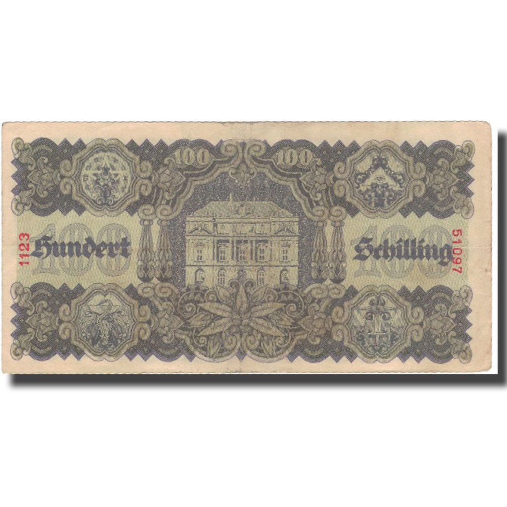 Banknote, Austria, 100 Schilling, 1945, 1945-05-29, KM:118, VF(20-25)