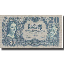 Banknote, Austria, 20 Schilling, 1945, 1945-05-29, KM:116, EF(40-45)