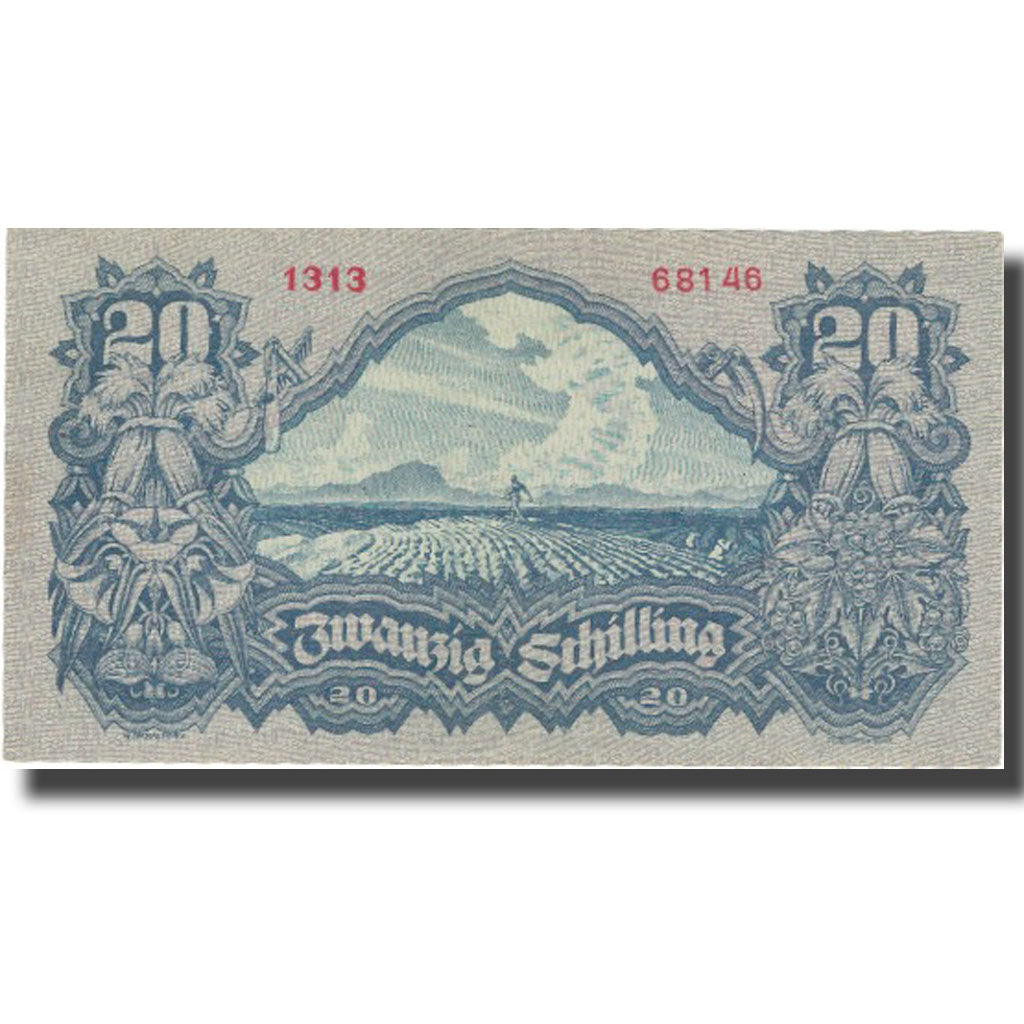 Banknote, Austria, 20 Schilling, 1945, 1945-05-29, KM:116, EF(40-45)