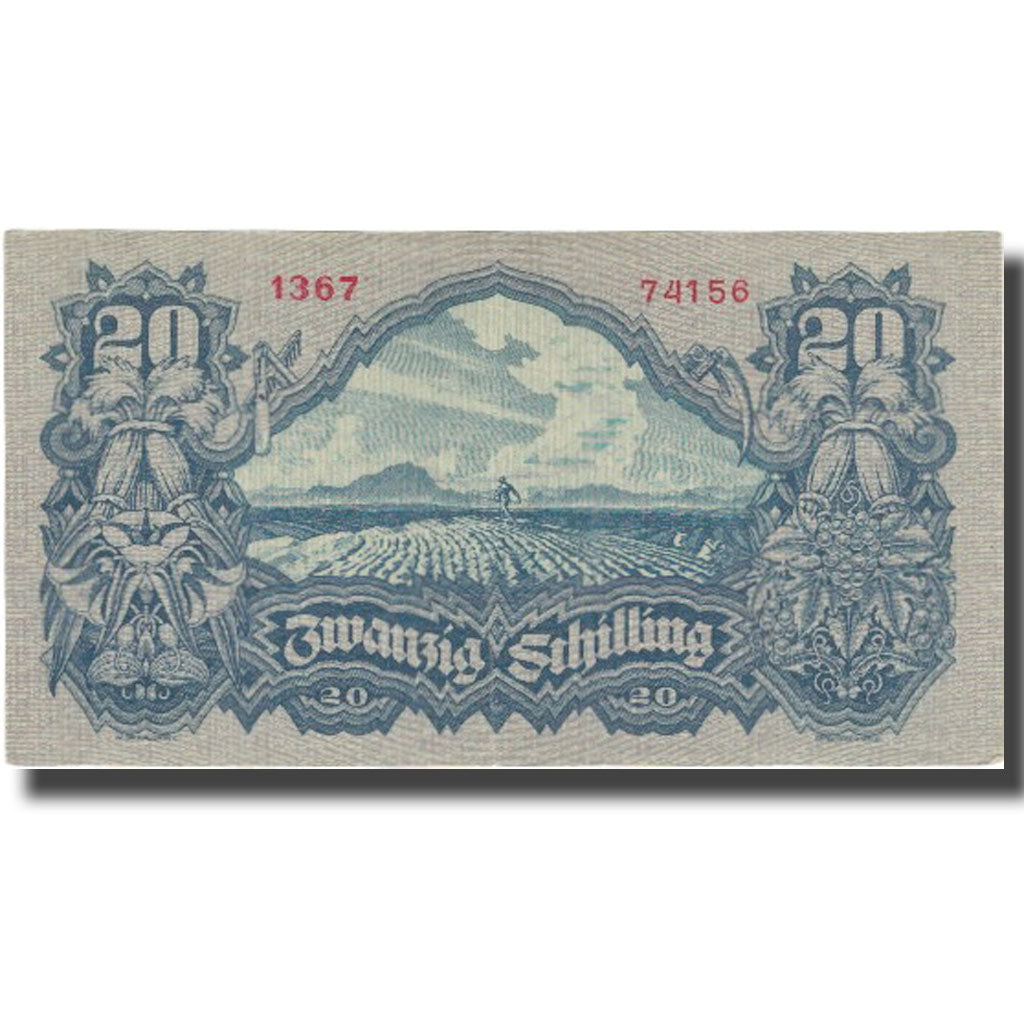 Banknote, Austria, 20 Schilling, 1945, 1945-05-29, KM:116, EF(40-45)