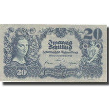 Banknote, Austria, 20 Schilling, 1945, 1945-05-29, KM:116, AU(50-53)