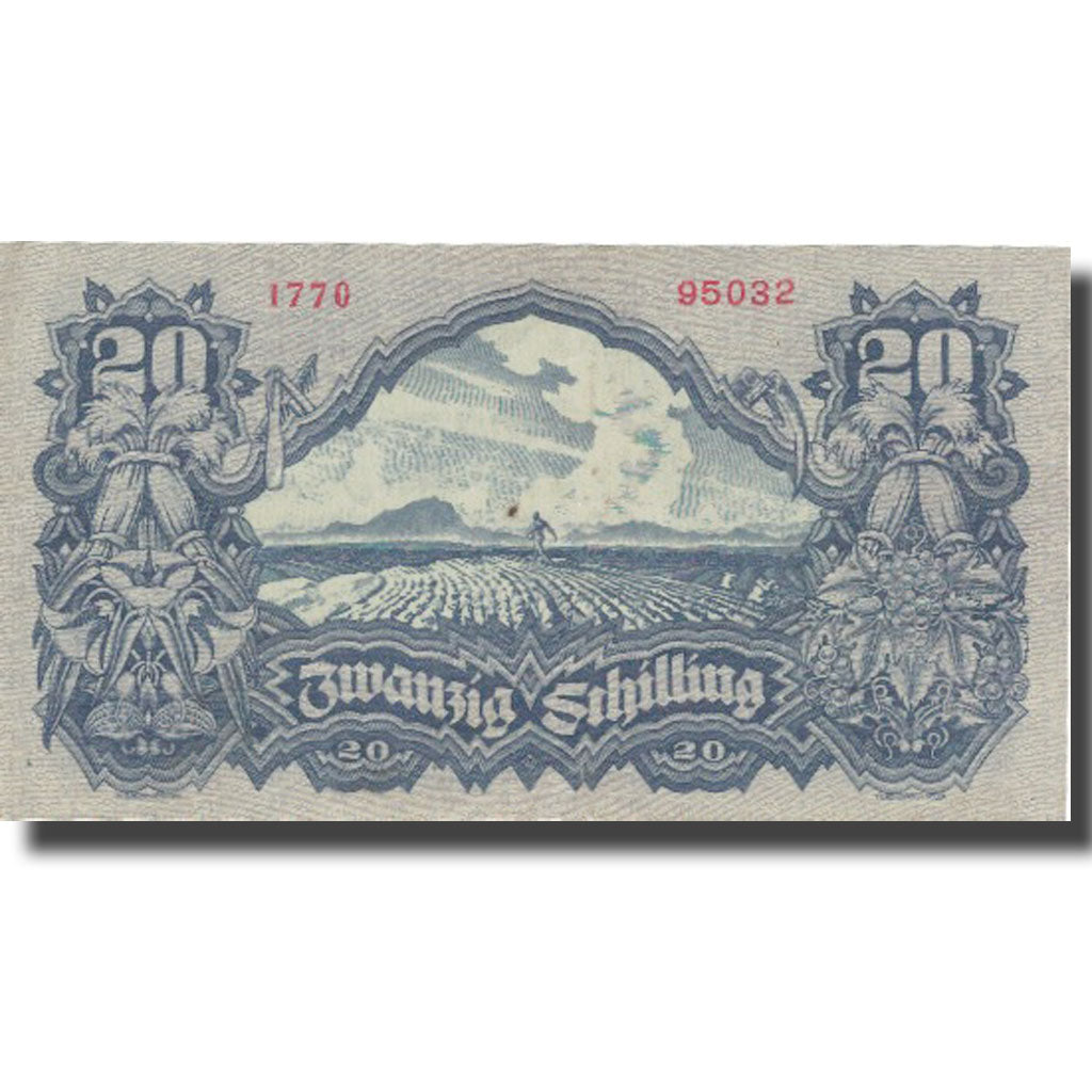 Banknote, Austria, 20 Schilling, 1945, 1945-05-29, KM:116, AU(50-53)