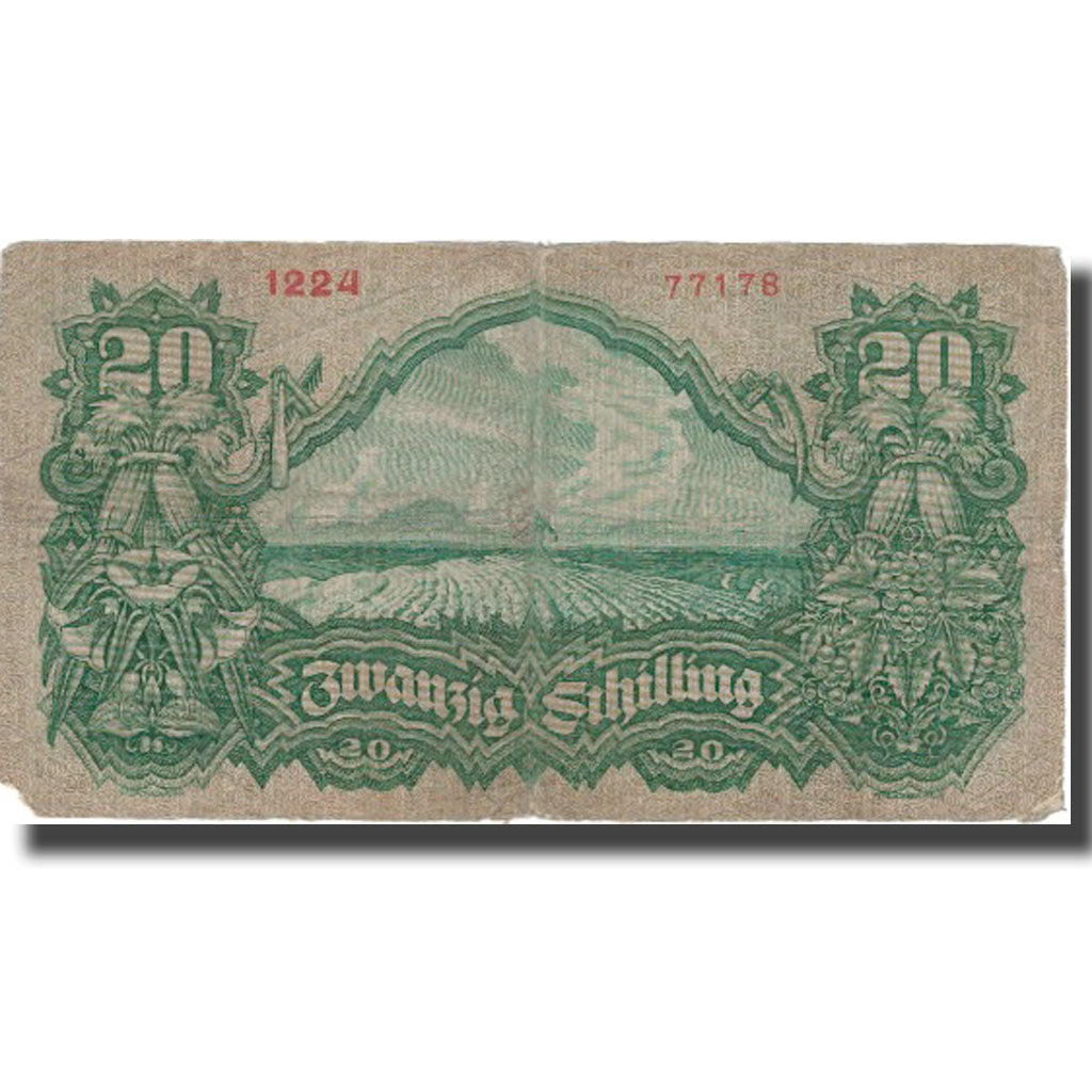 Banknote, Austria, 20 Schilling, 1928, 1928-01-02, KM:95, VF(30-35)