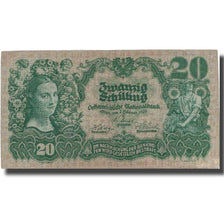 Banknote, Austria, 20 Schilling, 1928, 1928-01-02, KM:95, VF(30-35)