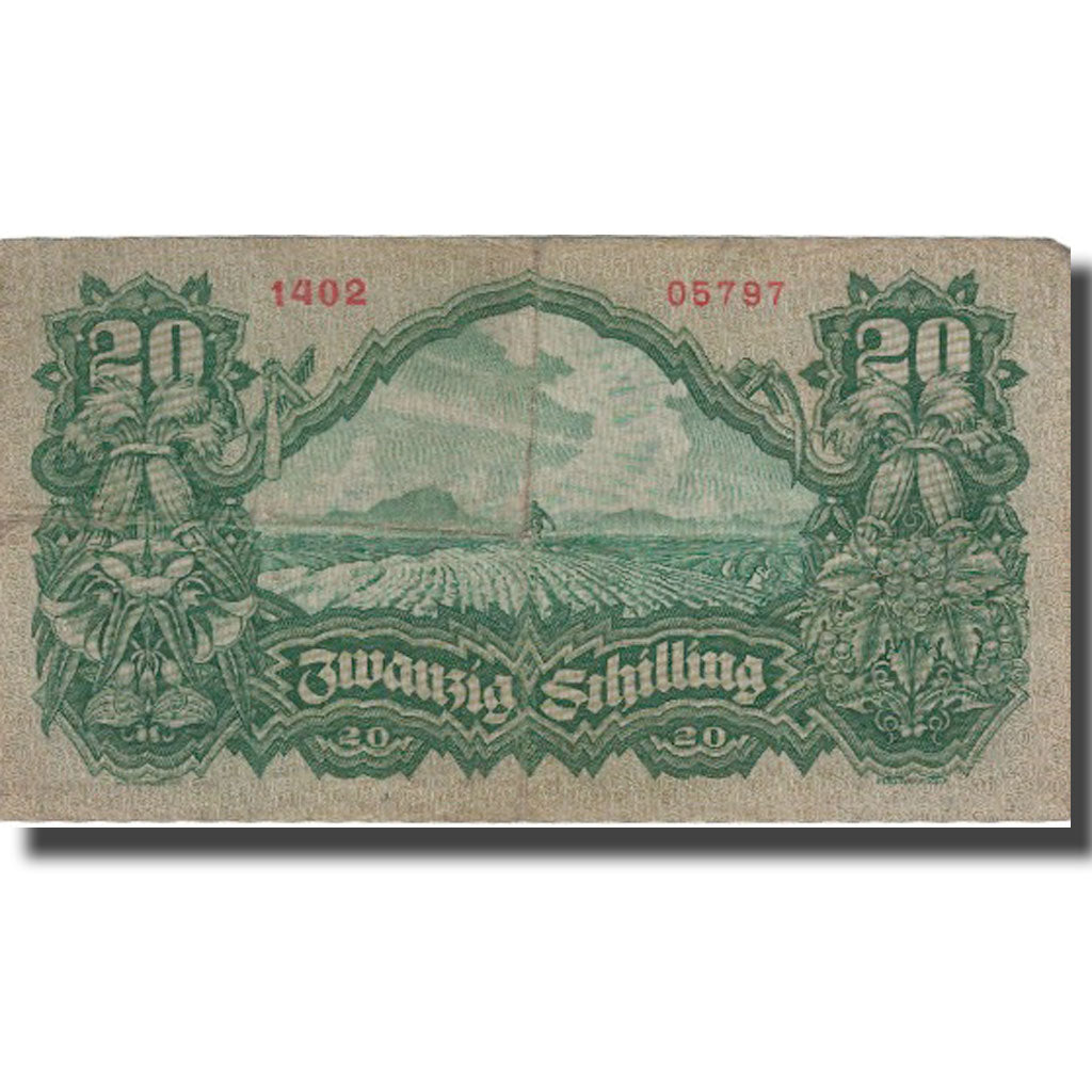 Banknote, Austria, 20 Schilling, 1928, 1928-01-02, KM:95, VF(30-35)