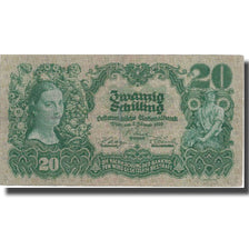 Banknote, Austria, 20 Schilling, 1928, 1928-01-02, KM:95, VF(30-35)