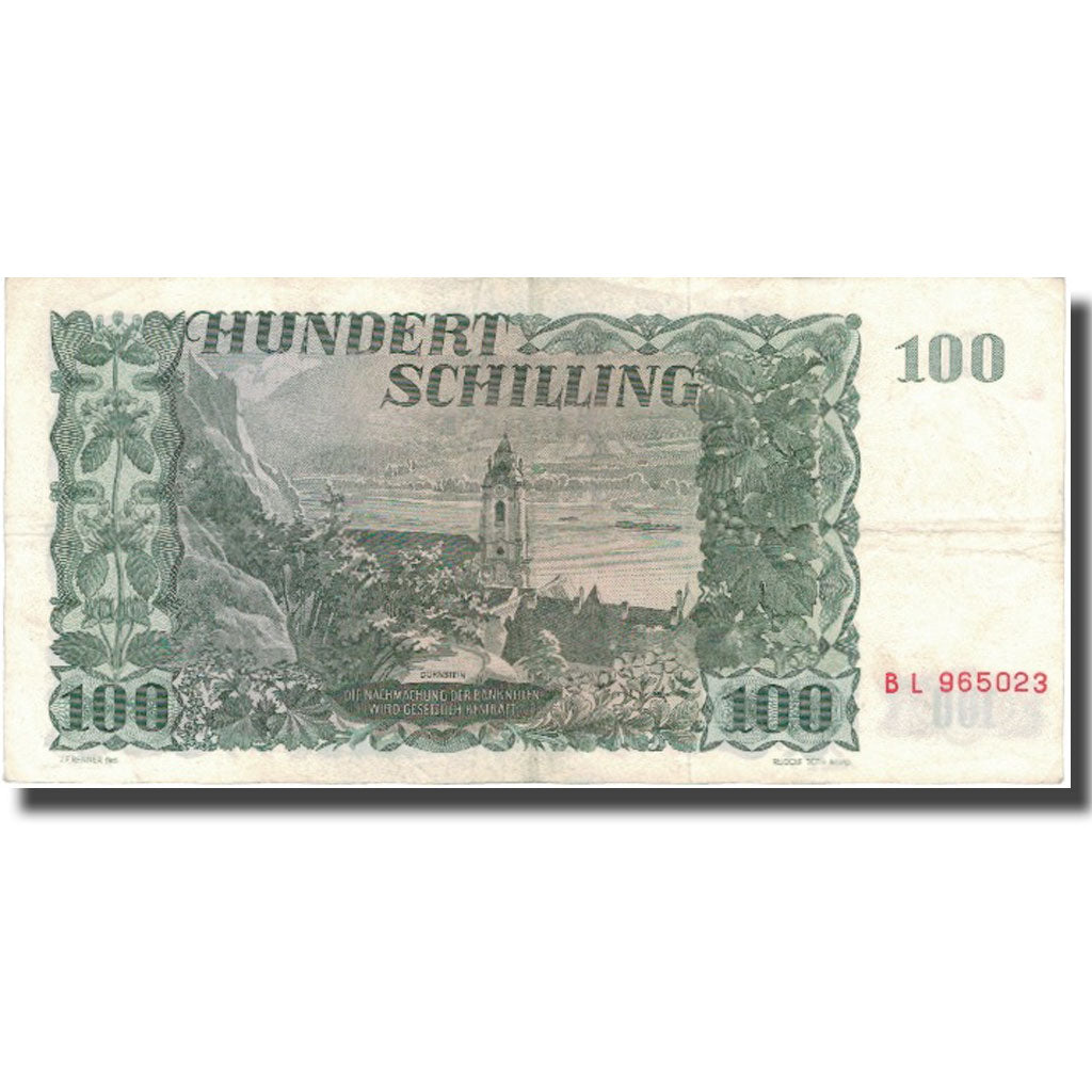 Banknote, Austria, 100 Schilling, 1954, 1954-01-02, KM:133a, EF(40-45)
