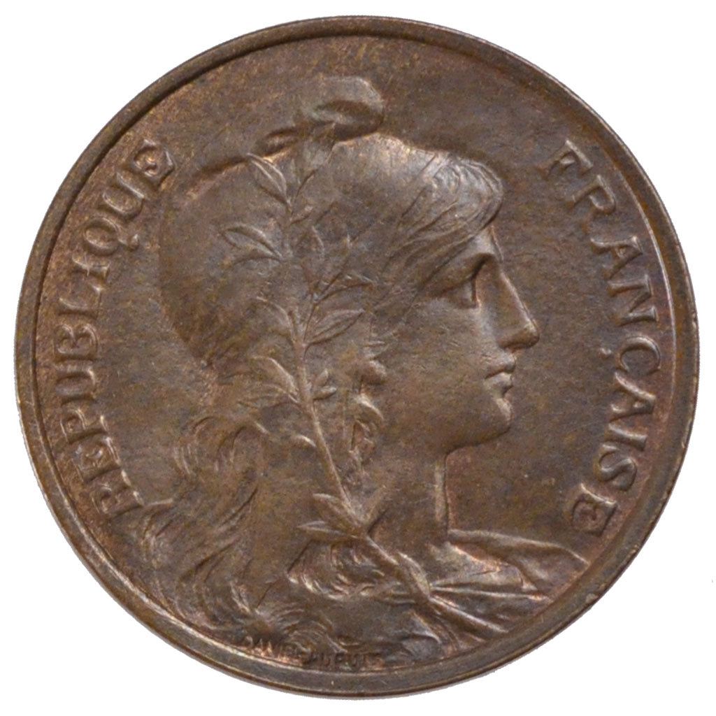 Francia, Dupuis, 5 Centimes, 1912, Paris, SPL-, Bronzo, Gadoury:165