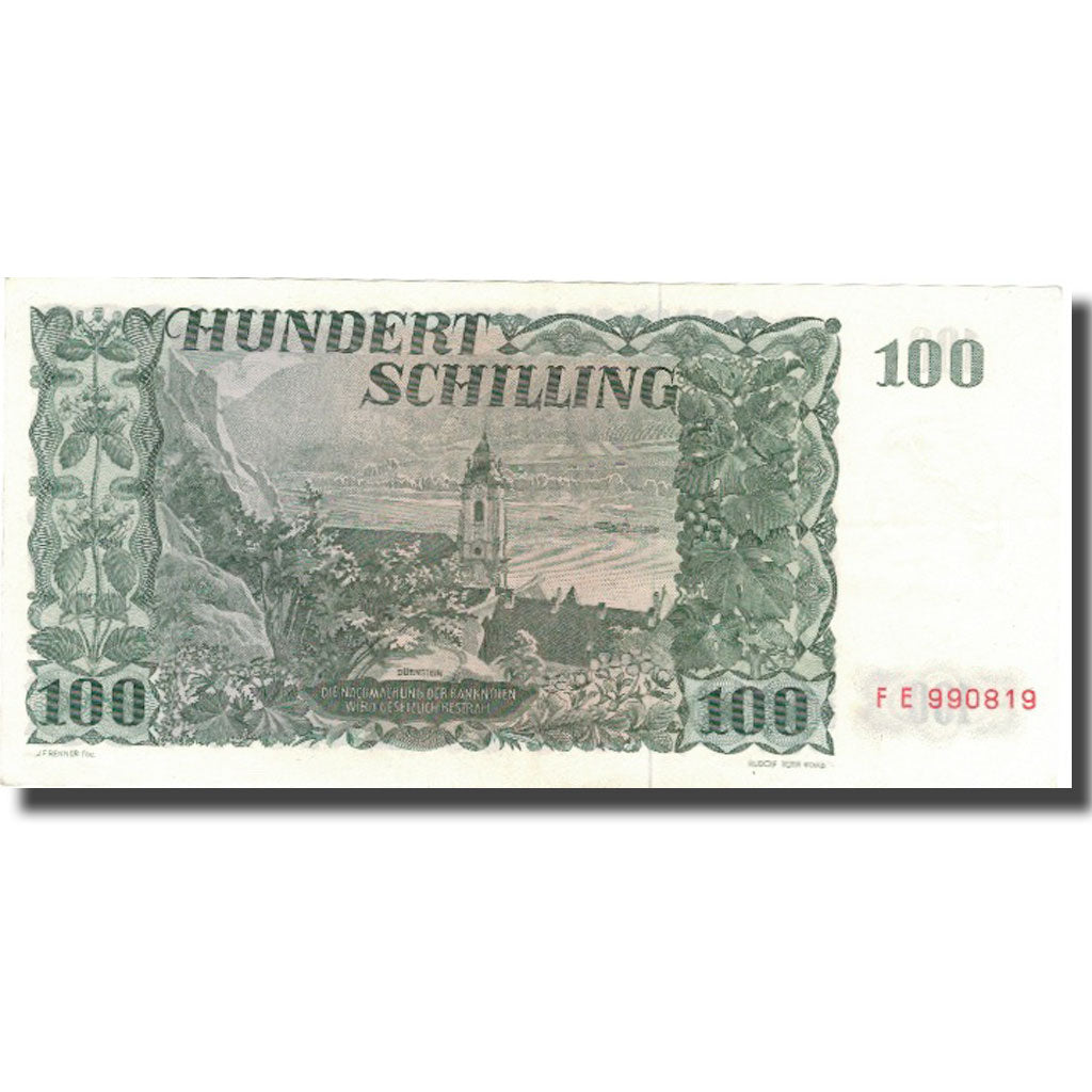 Banknote, Austria, 100 Schilling, 1954, 1954-01-02, KM:133a, EF(40-45)
