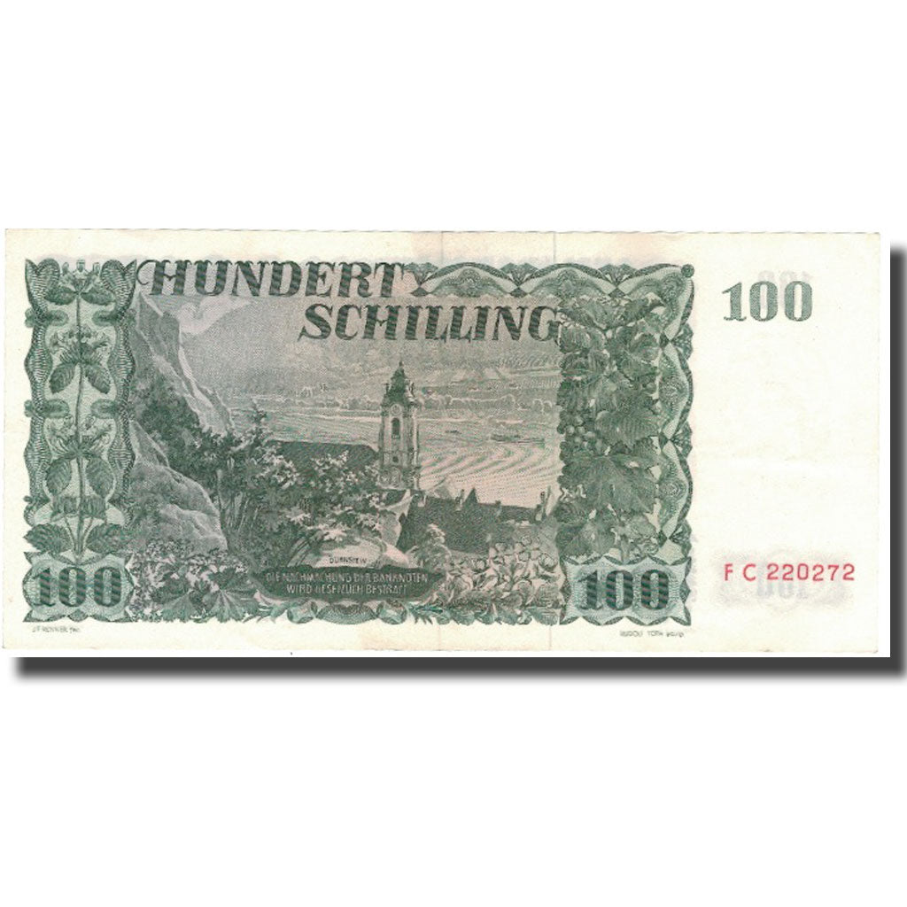 Banknote, Austria, 100 Schilling, 1954, 1954-01-02, KM:133a, AU(55-58)