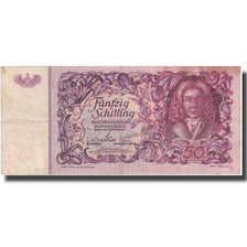 Banknote, Austria, 50 Schilling, 1951, 1951-01-02, KM:130, VF(20-25)