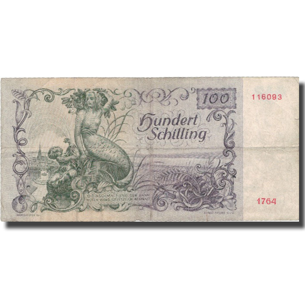 Banknote, Austria, 100 Schilling, 1949, 1949-01-03, KM:132, VF(30-35)