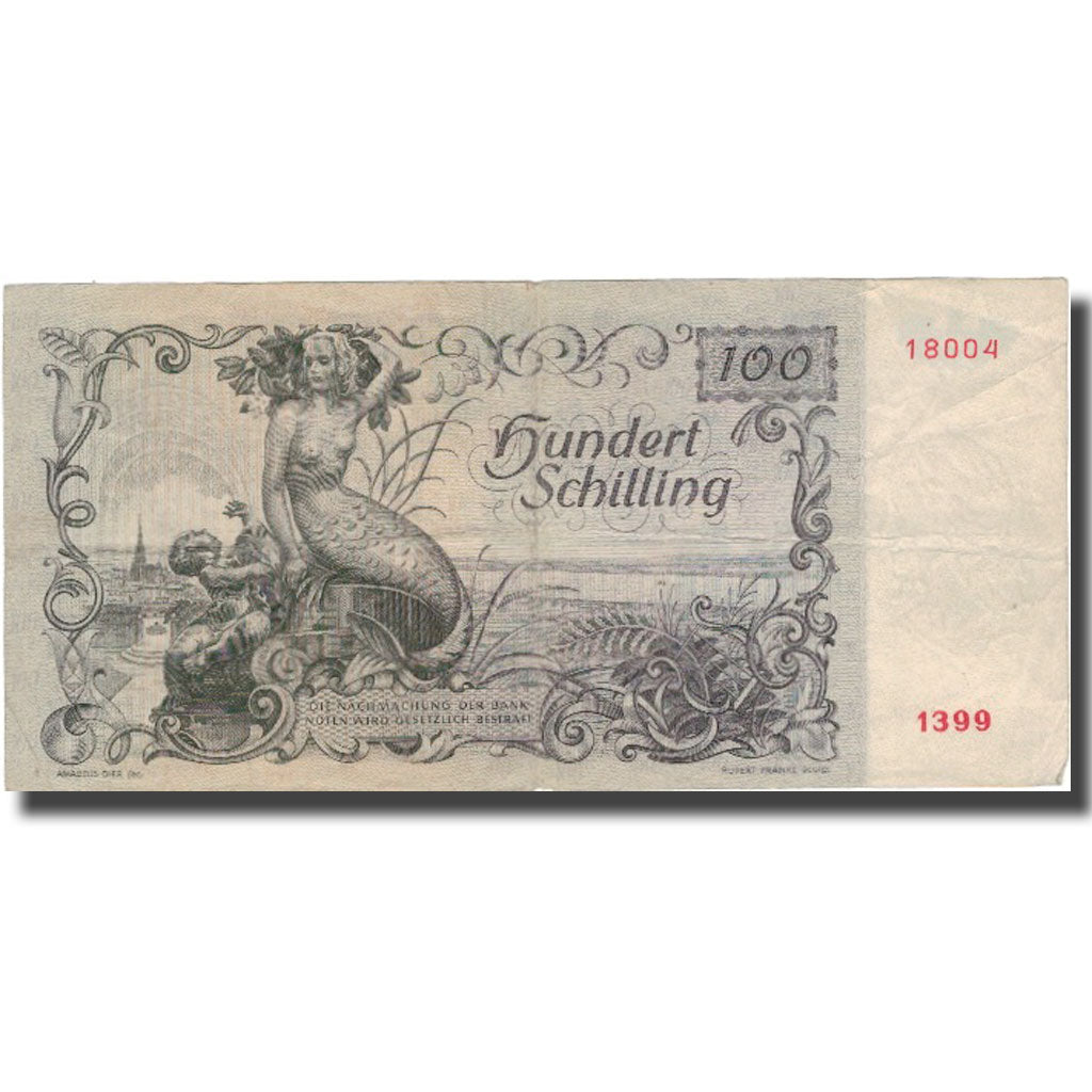Banknote, Austria, 100 Schilling, 1949, 1949-01-03, KM:132, VF(30-35)
