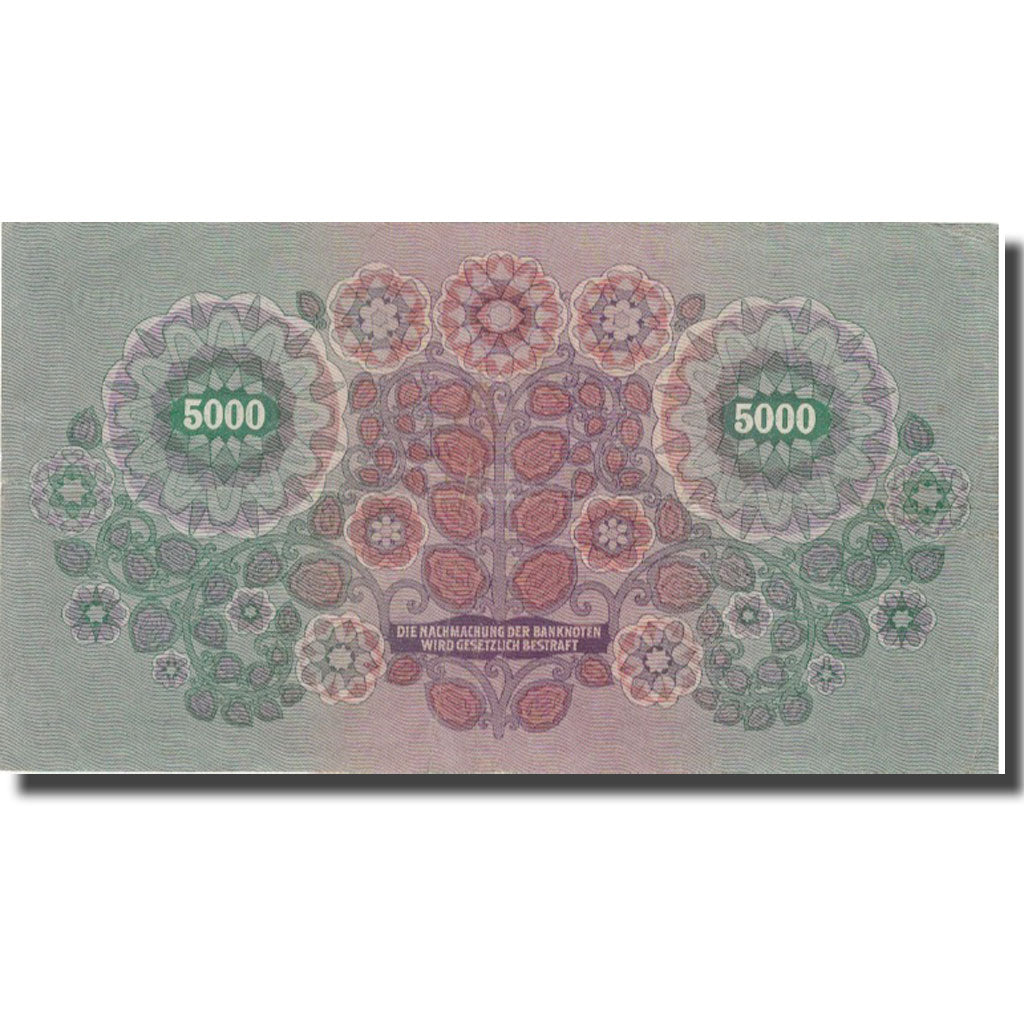 Banknote, Austria, 5000 Kronen, 1922, 1922-01-02, KM:79, EF(40-45)
