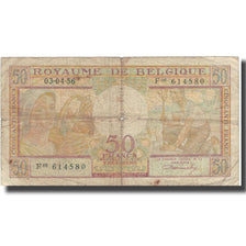 Banknote, Belgium, 50 Francs, 1956, 1956-04-03, KM:133b, VG(8-10)