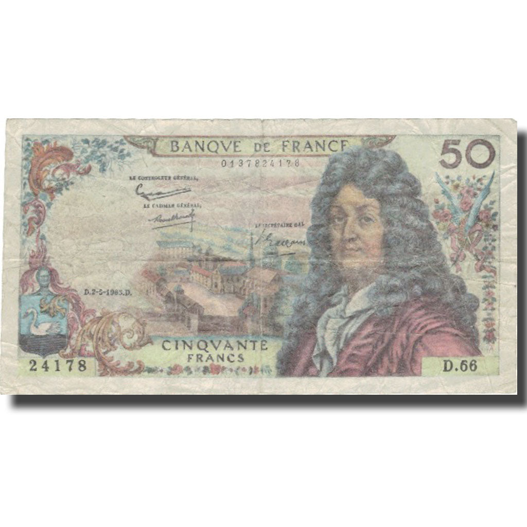France, 50 Francs, 50 F 1962-1976 ''Racine'', 1963, 1963-05-02, TB+