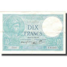 France, 10 Francs, 10 F 1916-1942 ''Minerve'', 1940, 1940-12-05, AU(50-53)