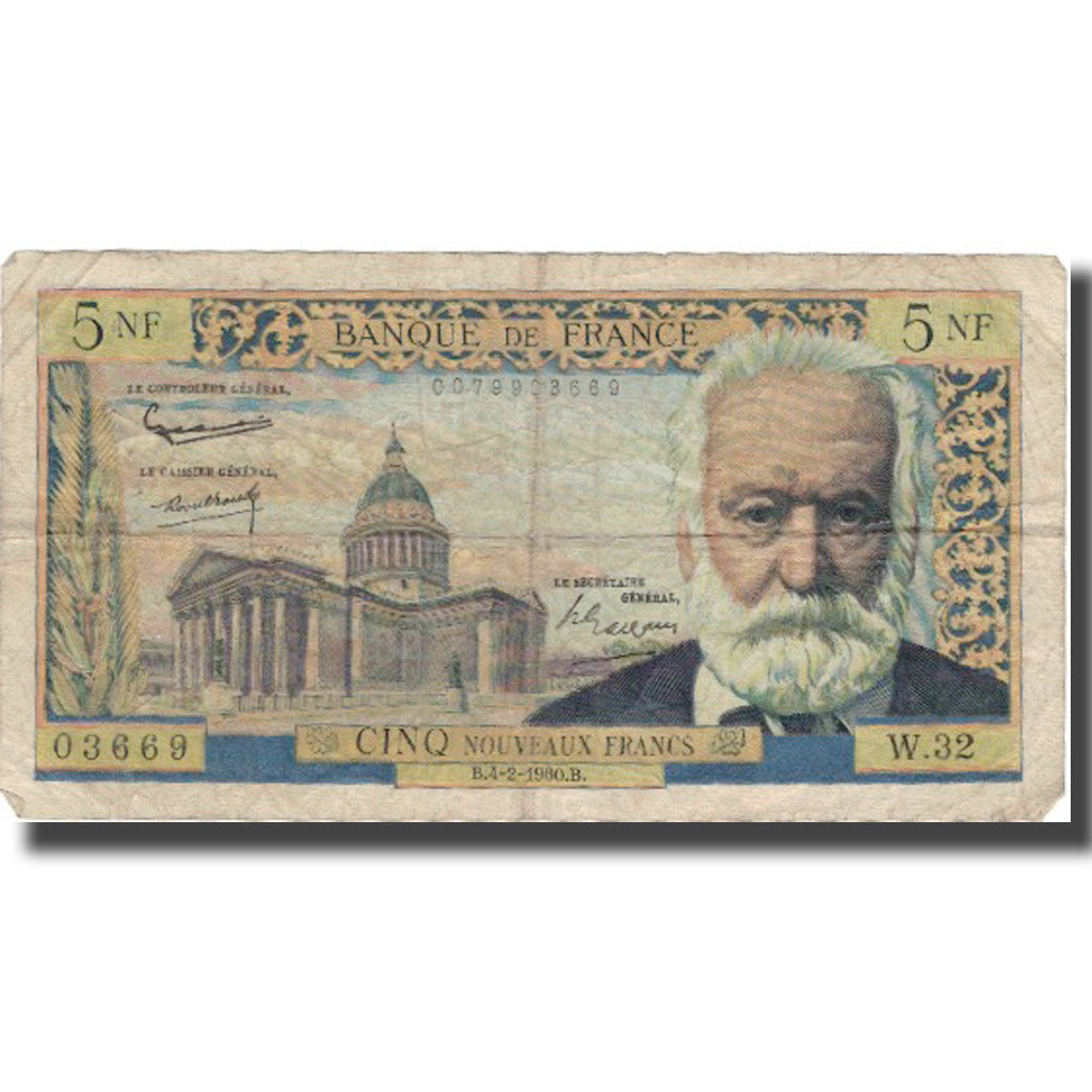 Francia, 5 Nouveaux Francs, 1960, 1960-02-04, MB, Fayette:56.5, KM:141a