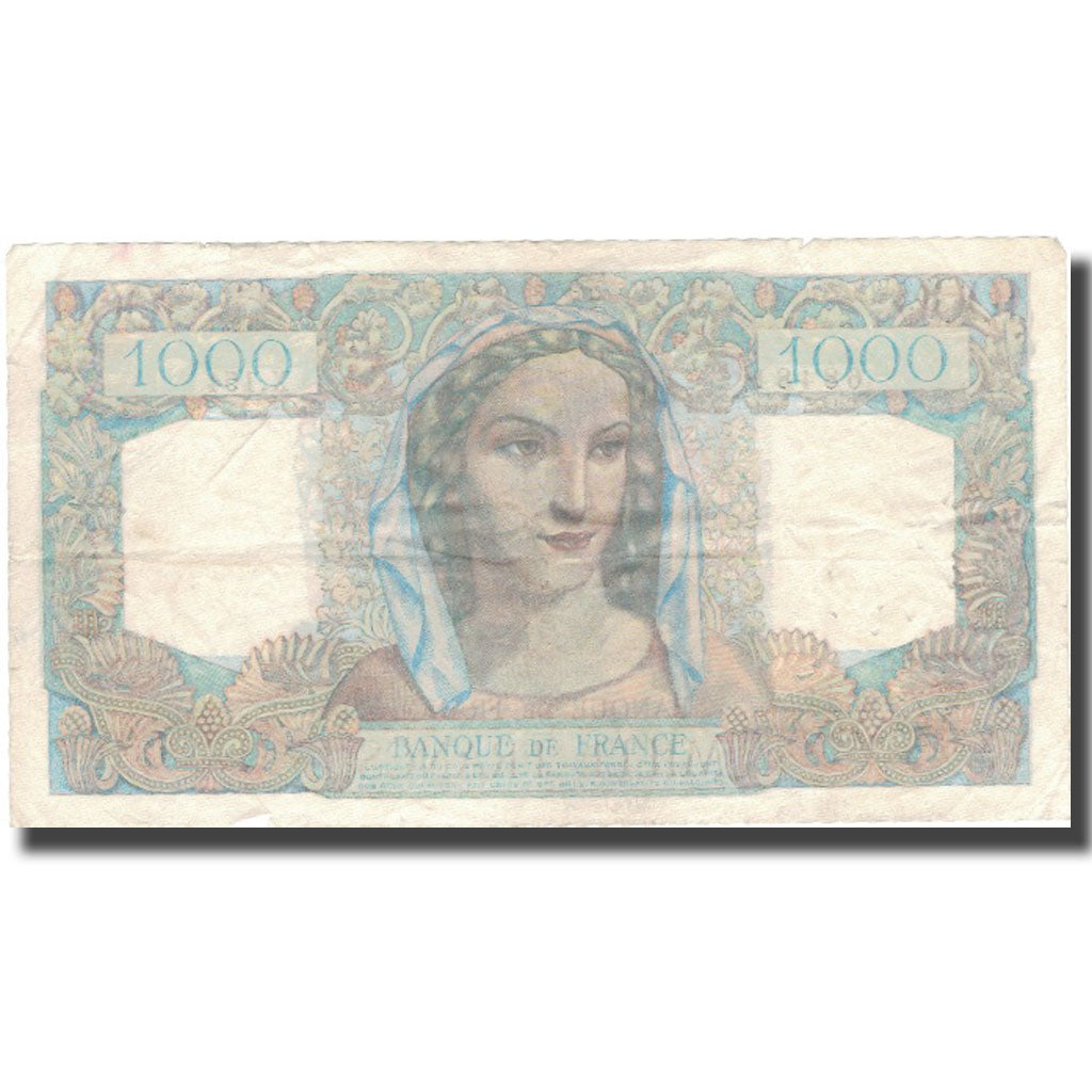 France, 1000 Francs, 1 000 F 1945-1950 ''Minerve et Hercule'', 1945, 1945-12-06