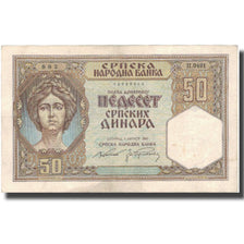 Banconote, Serbia, 50 Dinara, 1941, 1941-08-01, KM:26, SPL-