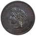 FRANCE, Cérès, 10 Centimes, 1872, Paris, KM #815.1, AU(55-58), Bronze, Gadoury #