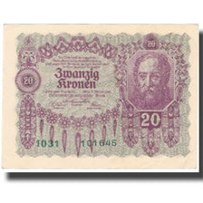 Banknote, Austria, 20 Kronen, 1922, 1922-01-02, KM:76, AU(55-58)