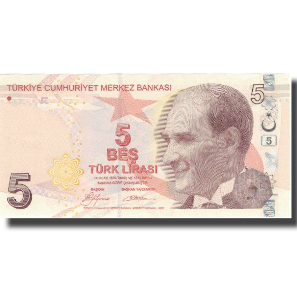 Banknote, Turkey, 5 Lira, 1970, 1970, KM:222, UNC(65-70)