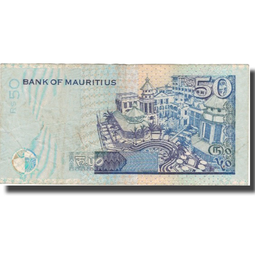 Banknot, Mauritius, 50 Rupees, 2006, 2006, KM:50d, EF(40-45)