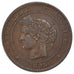 FRANCE, 10 Centimes, 1893, Paris, EF(40-45), Bronze, Gadoury #265a, 9.96