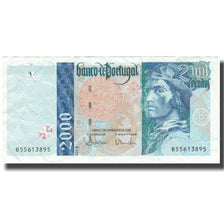 Banknote, Portugal, 2000 Escudos, 2000, 2000-11-07, KM:189d, VG(8-10)