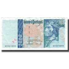 Banknote, Portugal, 2000 Escudos, 2000, 2000-11-07, KM:189d, VG(8-10)