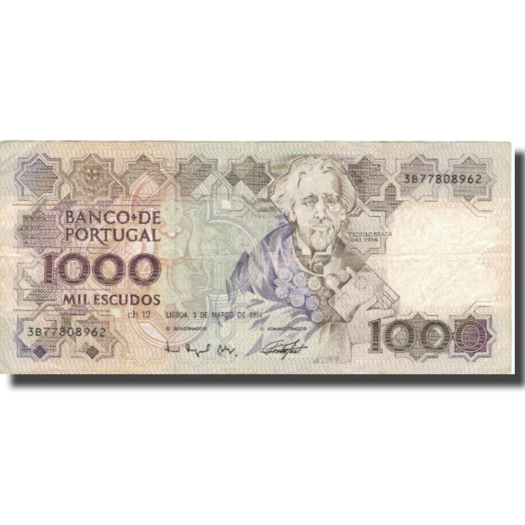 Banknote, Portugal, 1000 Escudos, 1994, 1994-03-03, KM:181k, EF(40-45)