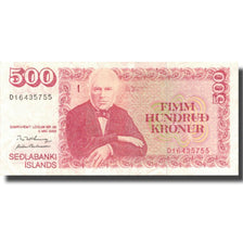 Billet, Iceland, 500 Kronur, 1986, 1986-05-05, KM:55a, B+