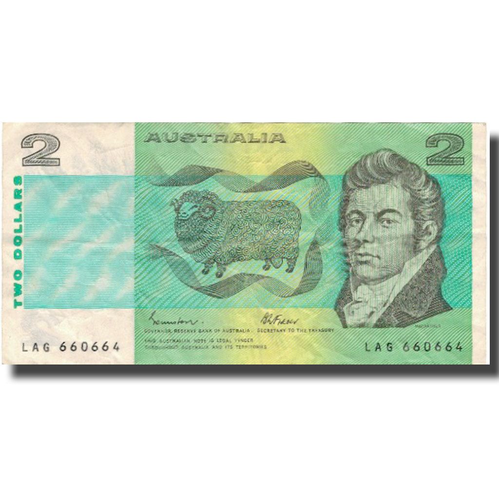 Geldschein, Australien, 2 Dollars, 1983, 1983, KM:43e, UNZ