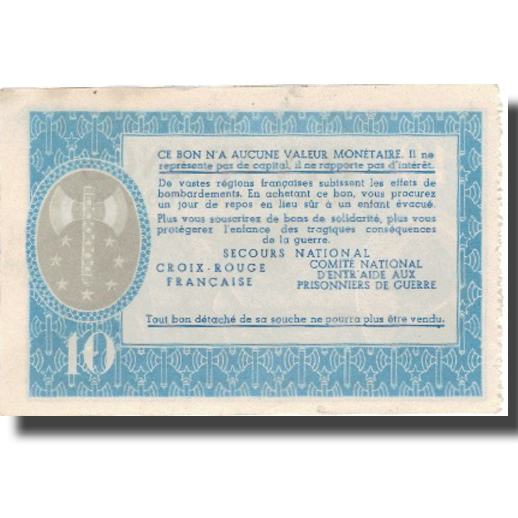 Frankreich, Bon de Solidarité, 10 Francs, 1941, VZ
