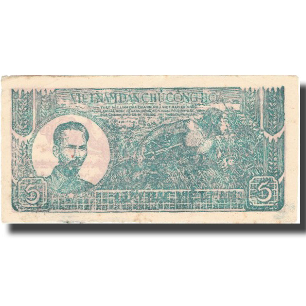 Banconote, Vietnam, 5 D<ox>ng, 1948, 1948, KM:17a, MB+
