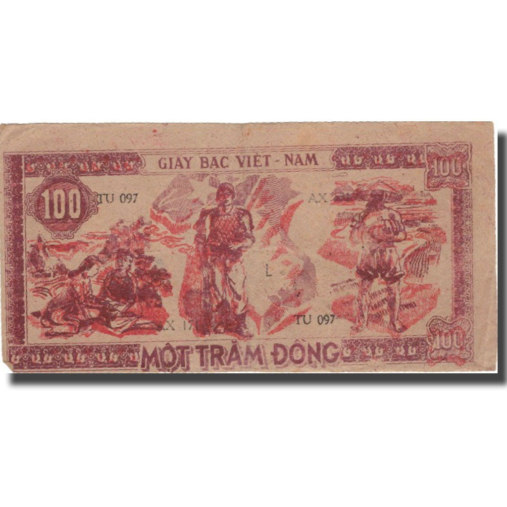 Banknote, Vietnam, 100 D<ox>ng, 1948, 1948, KM:28a, EF(40-45)