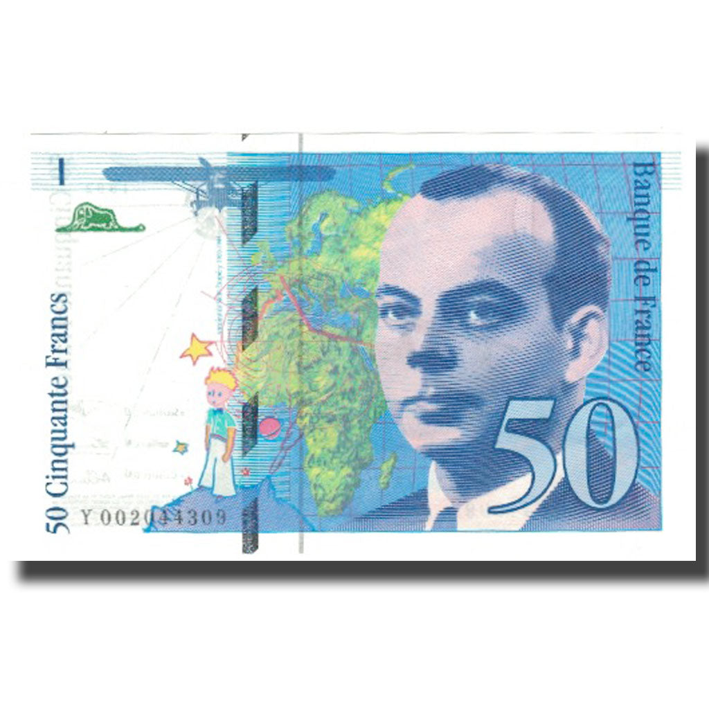 France, 50 Francs, 50 F 1992-1999 ''St Exupéry'', 1992, 1992, NEUF