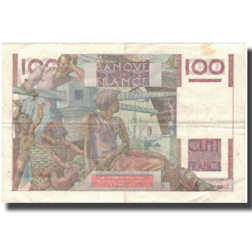 France, 100 Francs, 100 F 1945-1954 ''Jeune Paysan'', 1945, 1945-11-07