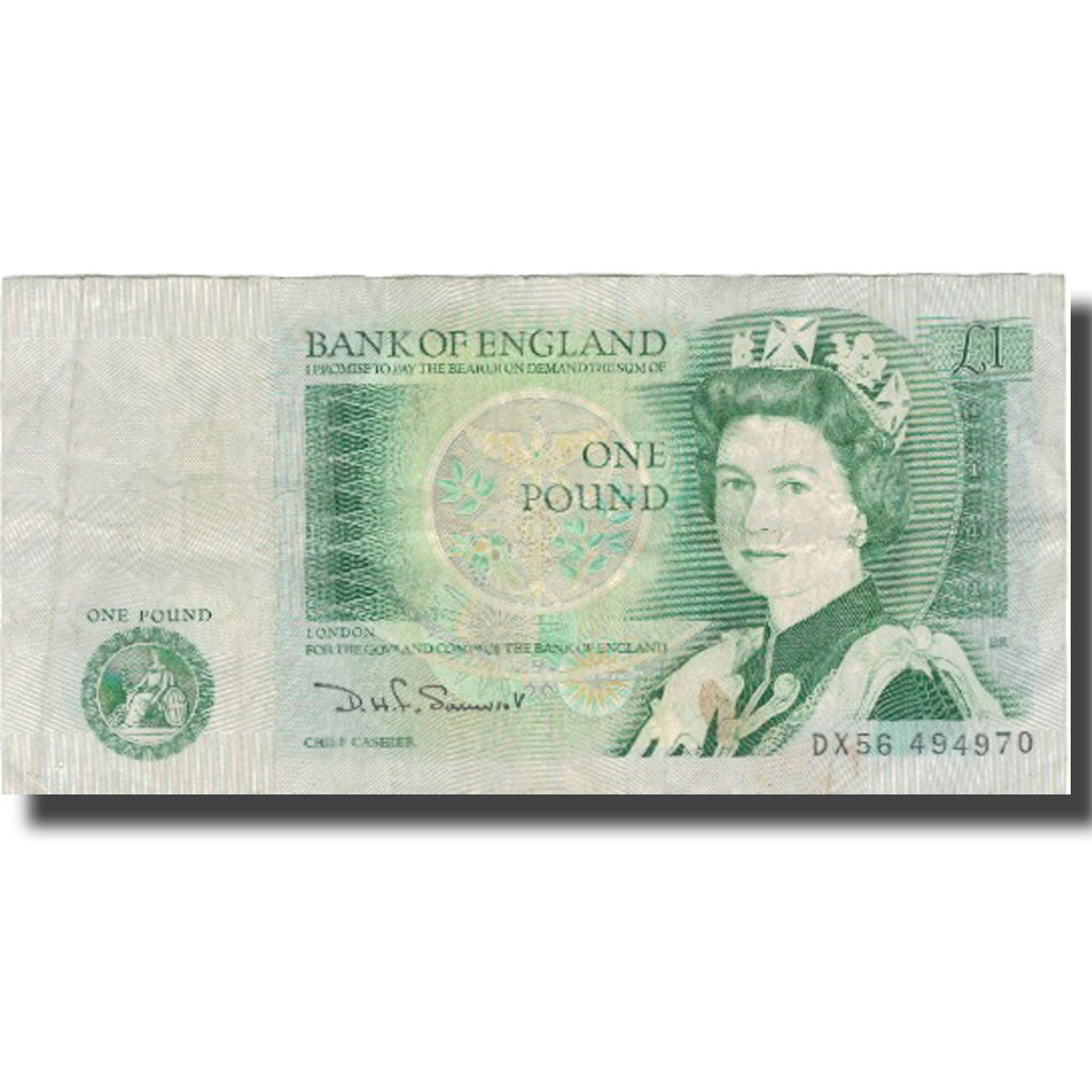 Banknote, Great Britain, 1 Pound, 1970, 1970, KM:377a, VF(30-35)