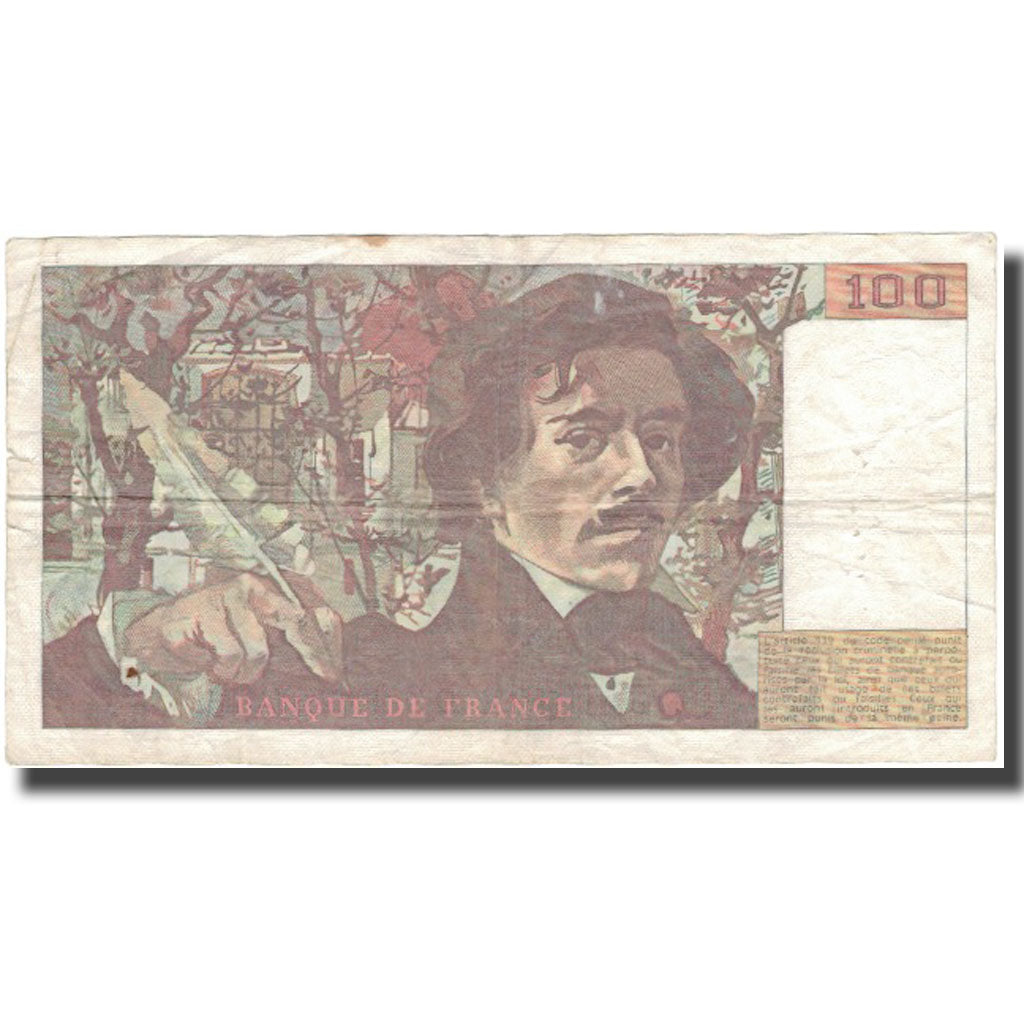 France, 100 Francs, 1981, 1981, VF(30-35), KM:154b