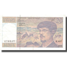 France, 20 Francs, 1992, 1992, EF(40-45), KM:151f