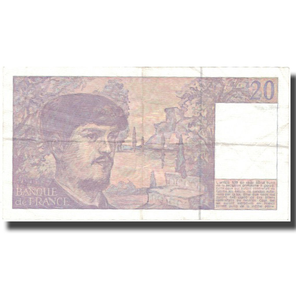 France, 20 Francs, 1992, 1992, EF(40-45), KM:151f