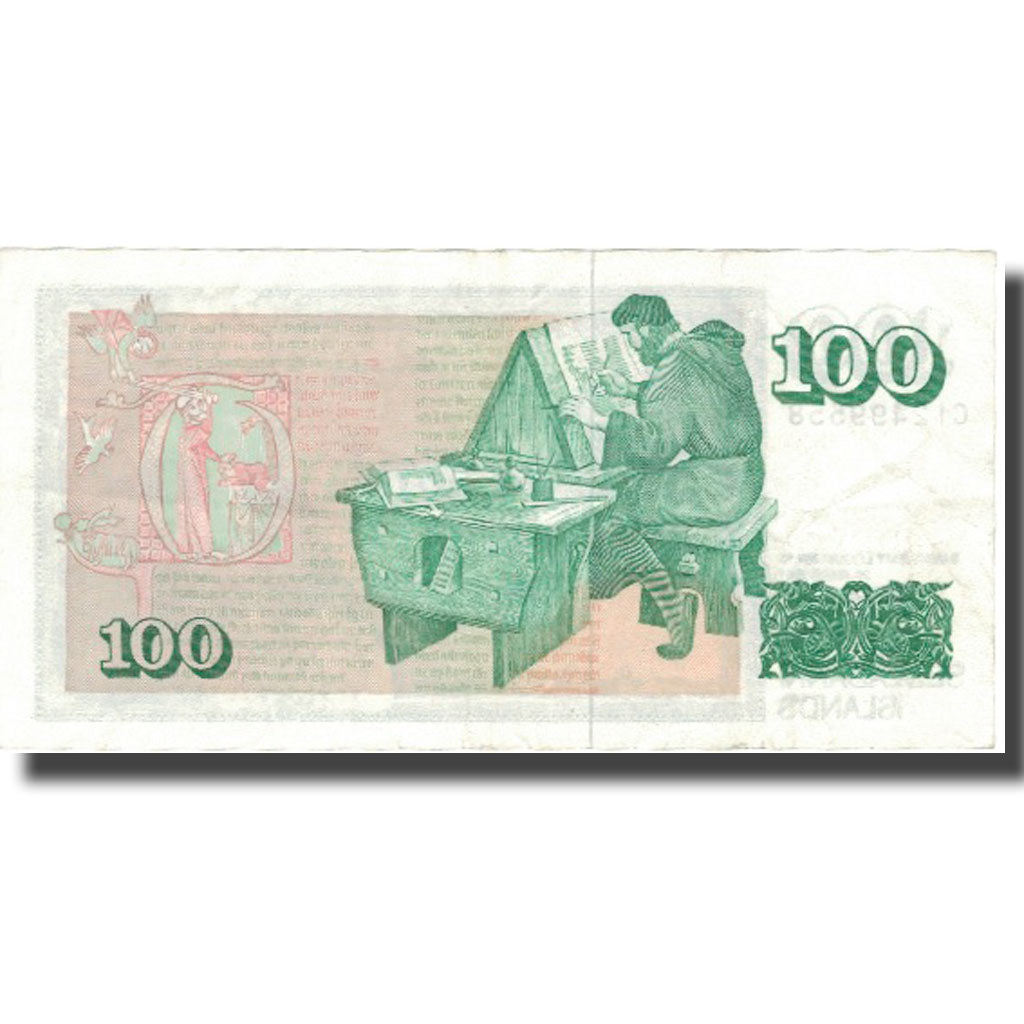 Banknote, Iceland, 100 Kronur, 1961, 1961-03-29, KM:50a, AU(50-53)