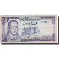 Banknote, Morocco, 5 Dirhams, 1970, 1970, KM:56a, EF(40-45)