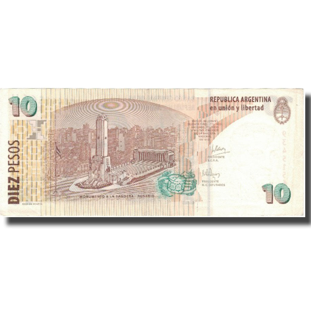 Banknote, Argentina, 10 Pesos, Undated 2005, KM:354, EF(40-45)
