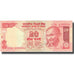 Biljet, India, 20 Rupees, 2002, 2002, KM:89Ab, SPL